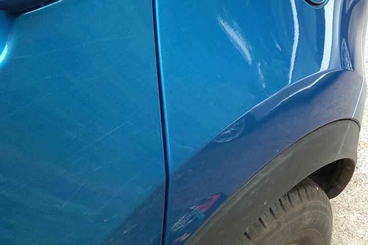 Audi A4 Cabriolet after dent removal